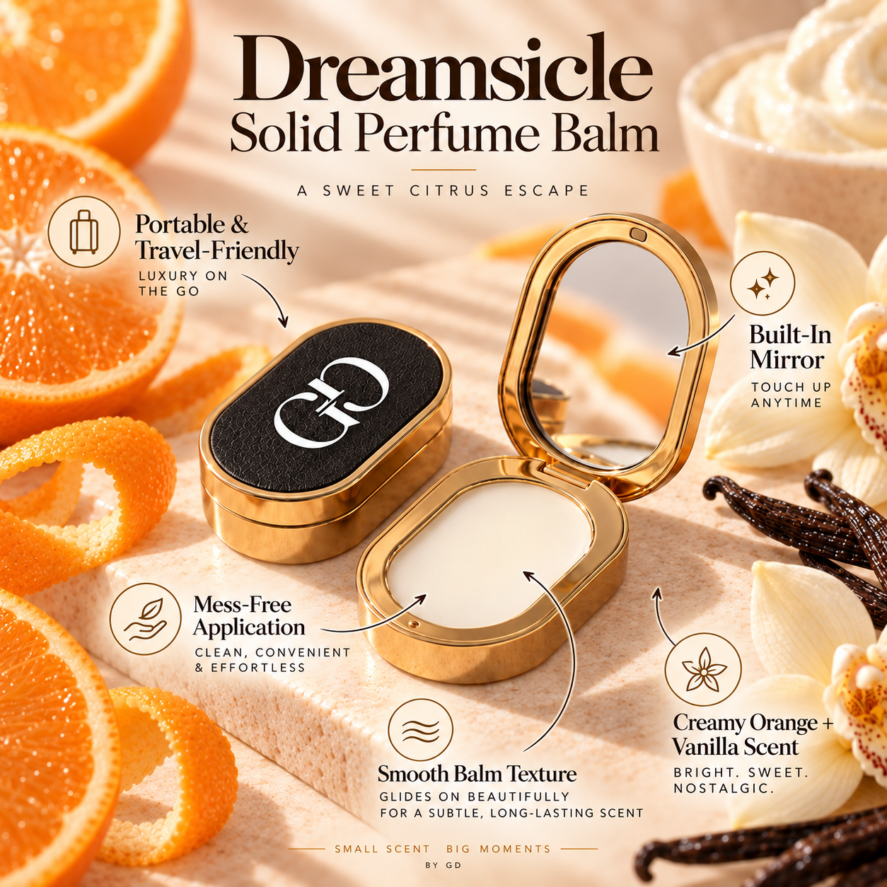 Dreamsicle Solid Perfume Balm